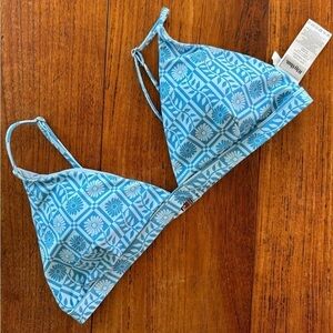 NWT Rhythm Floral Bikini Top / Adjustable Strap / XXL / EU16